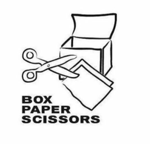 BOX PAPER SCISSORS Logo (USPTO, 01.05.2019)