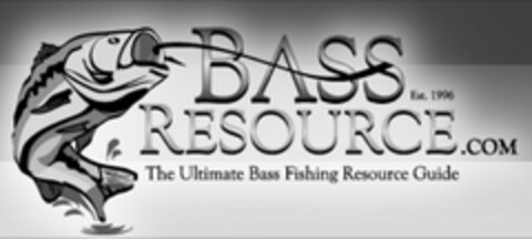 BASSRESOURCE.COM THE ULTIMATE BASS FISHING RESOURCE GUIDE EST. 1996 Logo (USPTO, 13.06.2019)