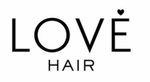 LOVE HAIR Logo (USPTO, 16.07.2019)