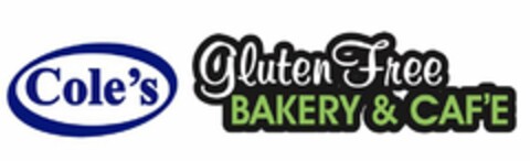 COLE'S GLUTEN FREE BAKERY & CAF'E Logo (USPTO, 11.12.2019)