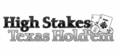 HIGH STAKES TEXAS HOLD'EM HUDSON Logo (USPTO, 29.09.2009)