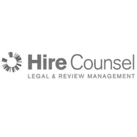 HIRE COUNSEL LEGAL & REVIEW MANAGEMENT Logo (USPTO, 13.07.2010)