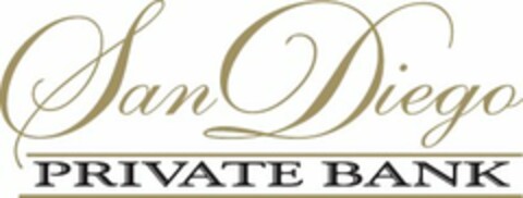 SAN DIEGO PRIVATE BANK Logo (USPTO, 10/19/2010)