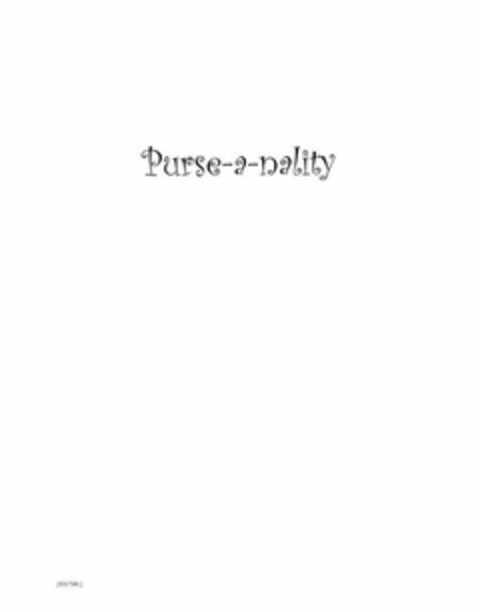 PURSE-A-NALITY Logo (USPTO, 27.04.2011)