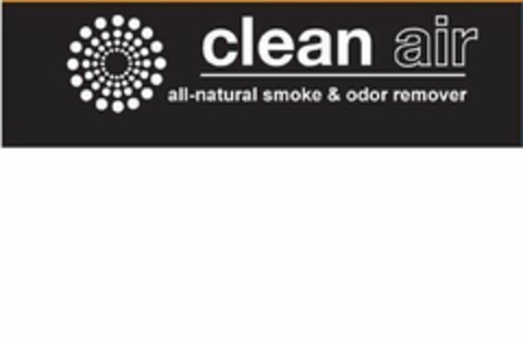 CLEAN AIR ALL-NATURAL SMOKE & ODOR REMOVER Logo (USPTO, 27.06.2011)