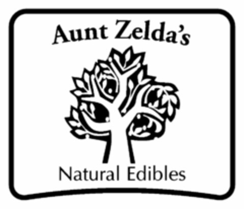 AUNT ZELDA'S NATURAL EDIBLES Logo (USPTO, 29.08.2011)