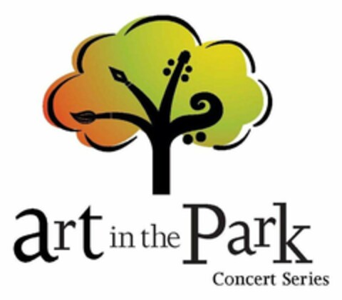 ART IN THE PARK CONCERT SERIES Logo (USPTO, 10/10/2011)