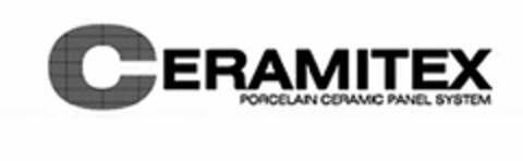 CERAMITEX PORCELAIN CERAMIC PANEL SYSTEM Logo (USPTO, 02/06/2012)