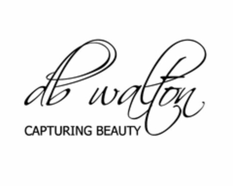 DB WALTON CAPTURING BEAUTY Logo (USPTO, 19.12.2012)