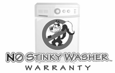 NO STINKY WASHER WARRANTY Logo (USPTO, 14.04.2013)