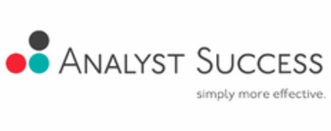 ANALYST SUCCESS SIMPLY MORE EFFECTIVE. Logo (USPTO, 28.06.2013)