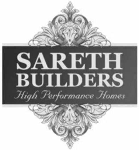 SARETH BUILDERS HIGH PERFORMANCE HOMES Logo (USPTO, 04/16/2014)