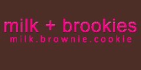 MILK + BROOKIES MILK.BROWNIE.COOKIE Logo (USPTO, 21.07.2014)