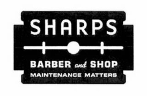 SHARPS BARBER AND SHOP MAINTENANCE MATTERS Logo (USPTO, 09/29/2014)