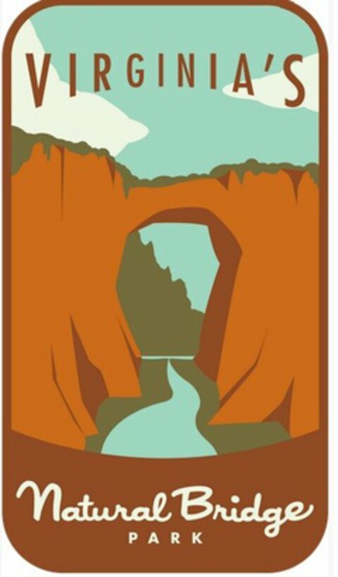 VIRGINIA'S NATURAL BRIDGE PARK Logo (USPTO, 28.07.2015)