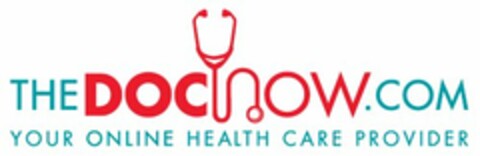 THEDOCNOW.COM YOUR ONLINE HEALTH CARE PROVIDER Logo (USPTO, 08/19/2015)