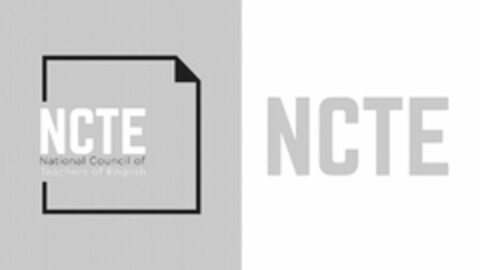 NCTE NATIONAL COUNCIL OF TEACHERS OF ENGLISH Logo (USPTO, 09/29/2016)