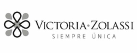 VICTORIA ZOLASSI SIEMPRE ÚNICA Logo (USPTO, 08/21/2018)