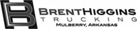 BH BRENTHIGGINS TRUCKING MULBERRY, ARKANSAS Logo (USPTO, 30.03.2019)