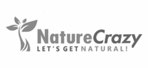 NATURECRAZY LET'S GET NATURAL! Logo (USPTO, 07/19/2019)