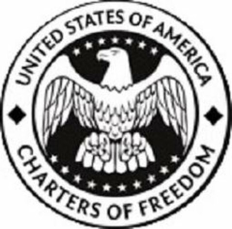 UNITED STATES OF AMERICA CHARTERS OF FREEDOM Logo (USPTO, 25.10.2019)