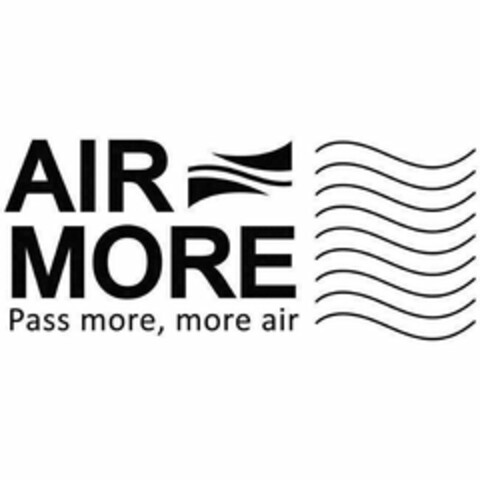 AIR MORE PASS MORE, MORE AIR Logo (USPTO, 05/22/2020)