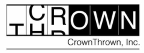 CROWN THR CROWNTHROWN, INC. Logo (USPTO, 27.06.2018)