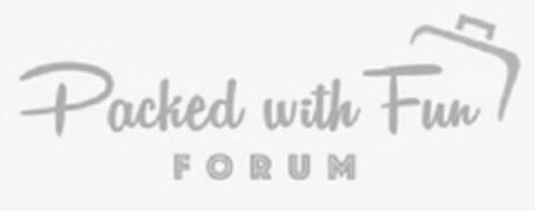 PACKED WITH FUN FORUM Logo (USPTO, 10.06.2019)