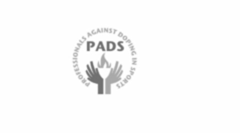 PADS PROFESSIONALS AGAINST DOPING IN SPORTS Logo (USPTO, 11.05.2009)