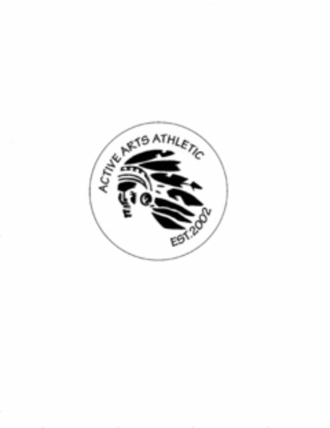 ACTIVE ARTS ATHLETIC EST. 2002 Logo (USPTO, 11.08.2009)