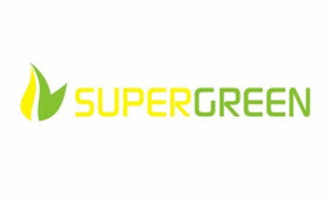 SUPERGREEN Logo (USPTO, 08/25/2009)