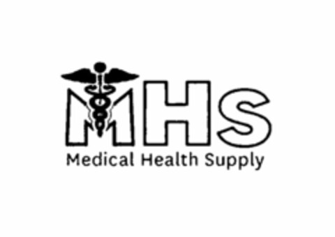 MHS MEDICAL HEALTH SUPPLY Logo (USPTO, 16.12.2009)