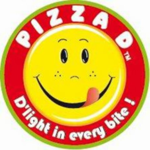 PIZZA D D'LIGHT IN EVERY BITE! Logo (USPTO, 10.03.2010)