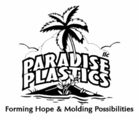 PARADISE PLASTICS LLC FORMING HOPE & MOLDING POSSIBILITIES Logo (USPTO, 20.05.2010)