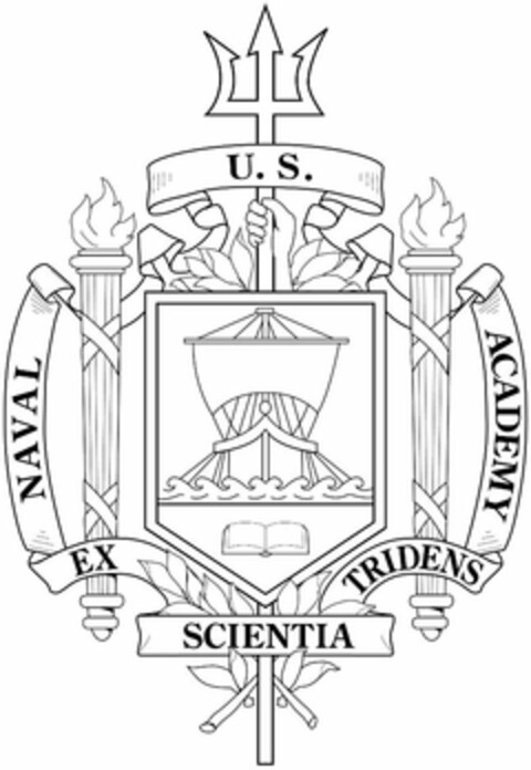 U. S. NAVAL ACADEMY EX TRIDENS SCIENTIA Logo (USPTO, 07.07.2011)