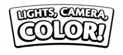 LIGHTS, CAMERA, COLOR! Logo (USPTO, 03.08.2011)