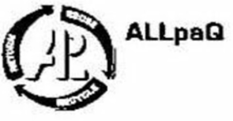 ALP ALLPAQ RETURN REUSE RECYCLE Logo (USPTO, 20.03.2012)