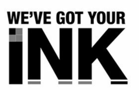 WE'VE GOT YOUR INK Logo (USPTO, 24.04.2012)