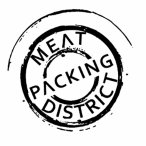 MEAT PACKING DISTRICT Logo (USPTO, 19.10.2012)