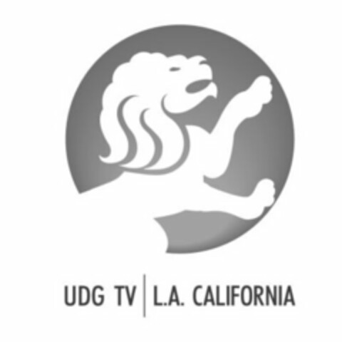 UDG TV L.A. CALIFORNIA Logo (USPTO, 18.12.2012)