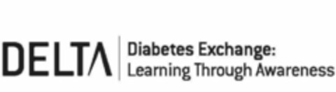 DELTA DIABETES EXCHANGE: LEARNING THROUGH AWARENESS Logo (USPTO, 10.07.2013)