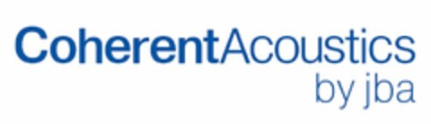COHERENT ACOUSTICS BY JBA Logo (USPTO, 30.10.2013)