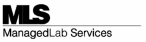 MLS MANAGEDLAB SERVICES Logo (USPTO, 03.04.2014)