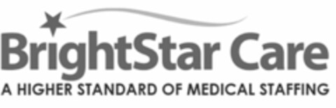 BRIGHTSTAR CARE A HIGHER STANDARD OF MEDICAL STAFFING Logo (USPTO, 04/24/2014)