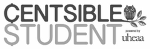 CENTSIBLE STUDENT POWERED BY UHEAA Logo (USPTO, 06/21/2014)