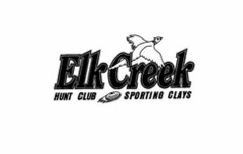 ELK CREEK HUNT CLUB SPORTING CLAYS Logo (USPTO, 07/10/2014)