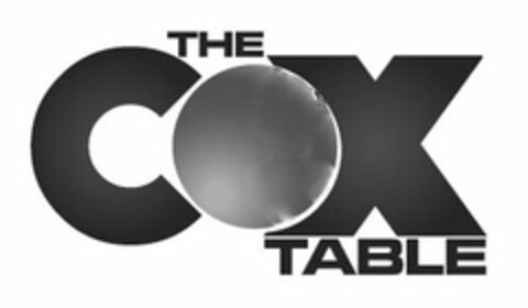 THE COX TABLE Logo (USPTO, 03/19/2015)