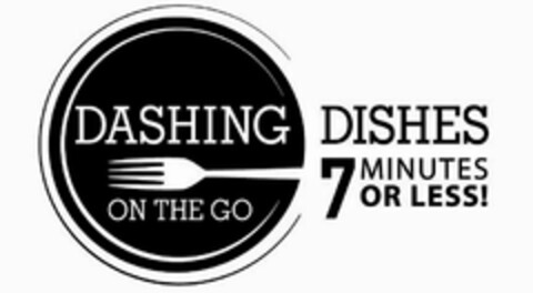 DASHING DISHES ON THE GO 7 MINUTES OR LESS! Logo (USPTO, 12.09.2016)