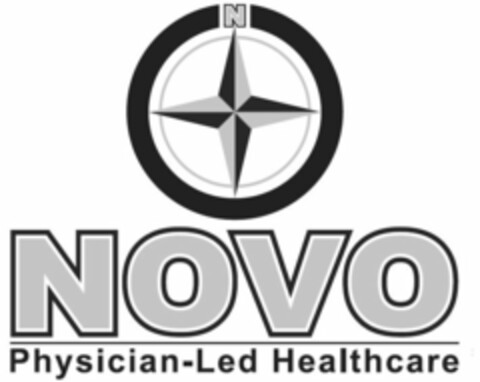 N NOVO PHYSICIAN-LED HEALTHCARE Logo (USPTO, 04.10.2016)