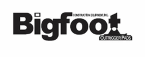 BIGFOOT CONSTRUCTION EQUIPMENT, INC. OUTRIGGER PADS Logo (USPTO, 02.11.2016)